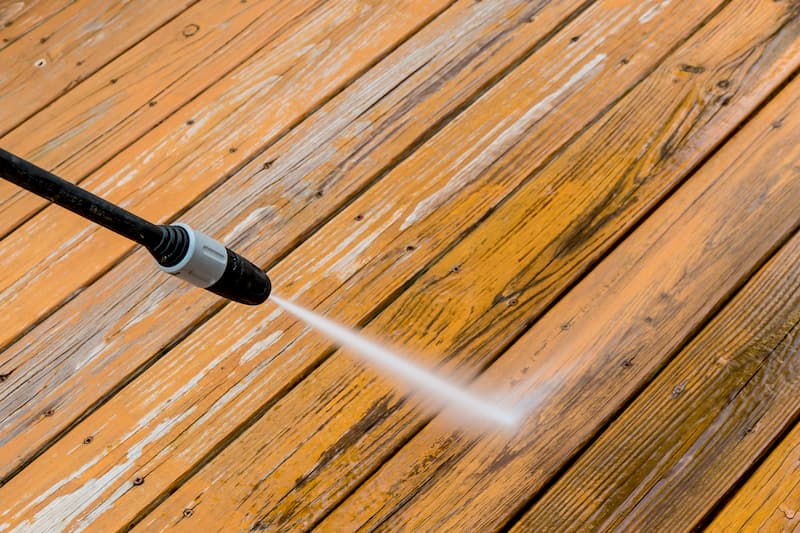 Deck Pressure Washing