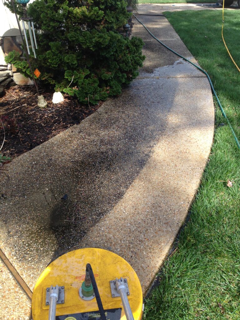 Sidewalk Pressure Washing